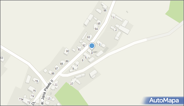 Wiechowice, Aleja Jana Pawła II, 4, mapa Wiechowice