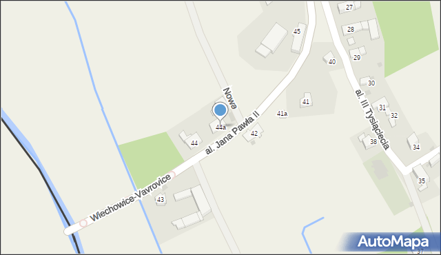 Wiechowice, Aleja Jana Pawła II, 44a, mapa Wiechowice