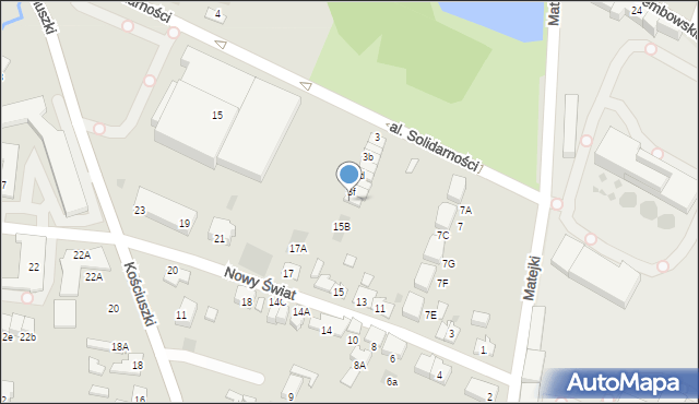 Wieliczka, Aleja Solidarności, 3g, mapa Wieliczka