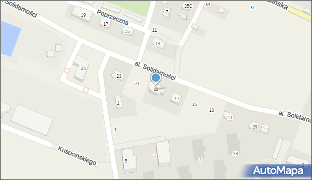 Wieliszew, Aleja Solidarności, 19, mapa Wieliszew