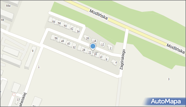 Wieliszew, Aleja Solidarności, 20, mapa Wieliszew