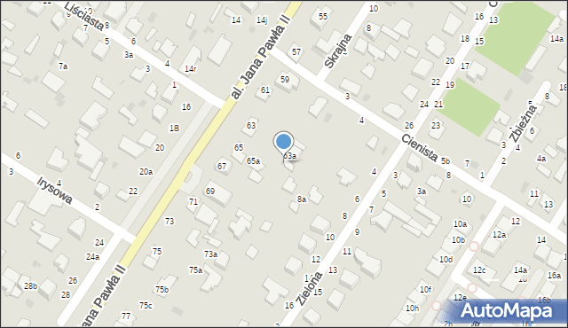 Włocławek, Aleja Jana Pawła II, 65c, mapa Włocławka