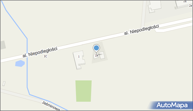 Wojkowice, Aleja Niepodległości, 1a, mapa Wojkowice