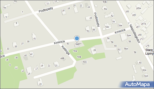 Wołomin, Aleja Niepodległości, 54G, mapa Wołomin
