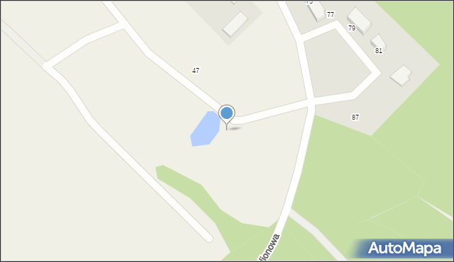 Woryty, Aleja Bukowa, 46, mapa Woryty