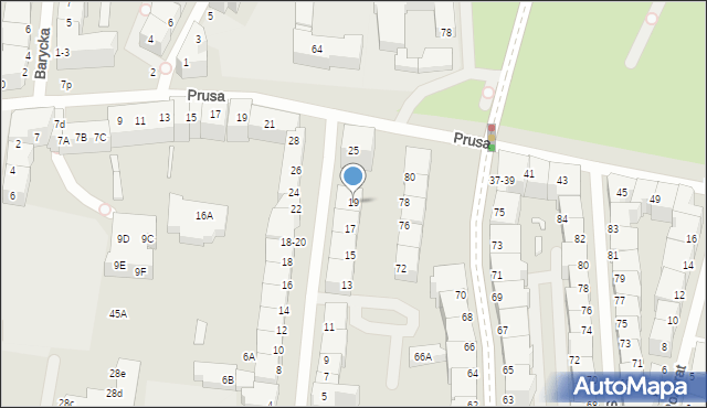 Wrocław, Aleja Matejki Jana, 19, mapa Wrocławia