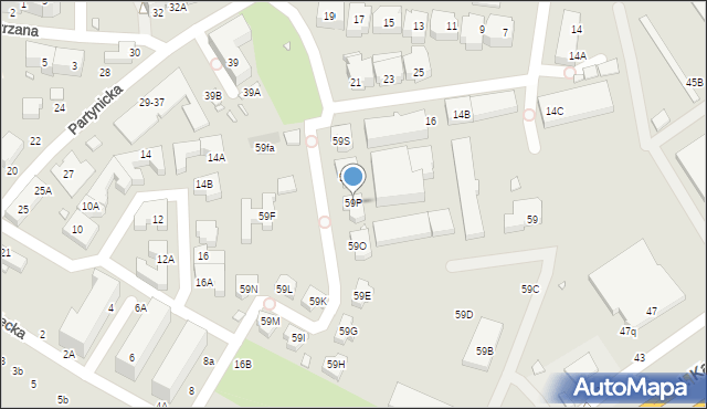 Wrocław, Aleja Karkonoska, 59P, mapa Wrocławia