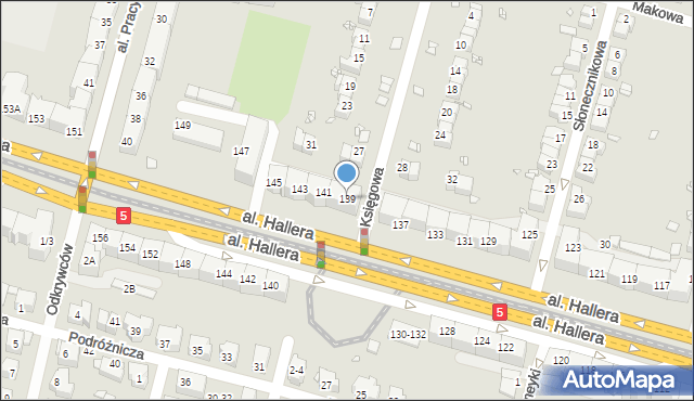 Wrocław, Aleja Hallera Józefa, gen., 139, mapa Wrocławia