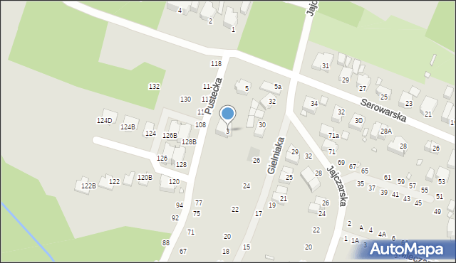 Wrocław, Aleja Platanowa, 3, mapa Wrocławia