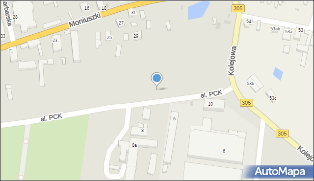 Wschowa, Aleja PCK, 17, mapa Wschowa