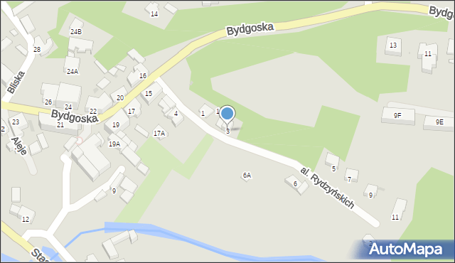 Wyrzysk, Aleja Rydzyńskich, 3, mapa Wyrzysk