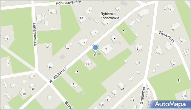 Wyszków, Aleja Wolności, 11, mapa Wyszków