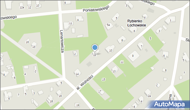 Wyszków, Aleja Wolności, 12, mapa Wyszków