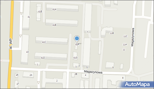 Zambrów, Aleja Wojska Polskiego, 41F, mapa Zambrów