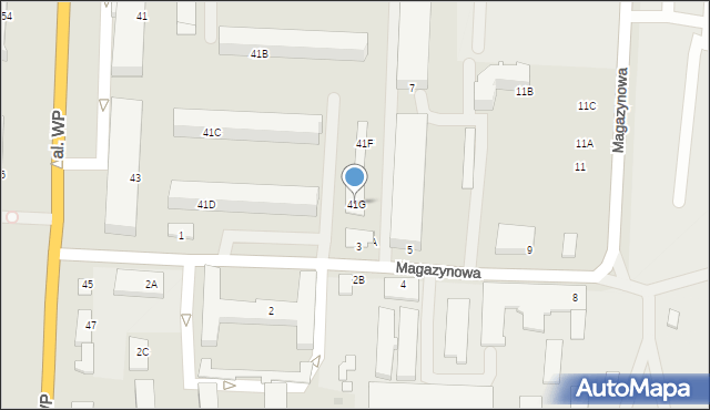 Zambrów, Aleja Wojska Polskiego, 41G, mapa Zambrów