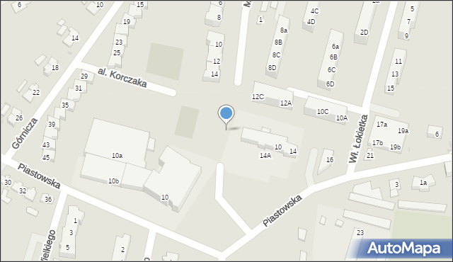 Żarów, Aleja Korczaka Janusza, 1, mapa Żarów