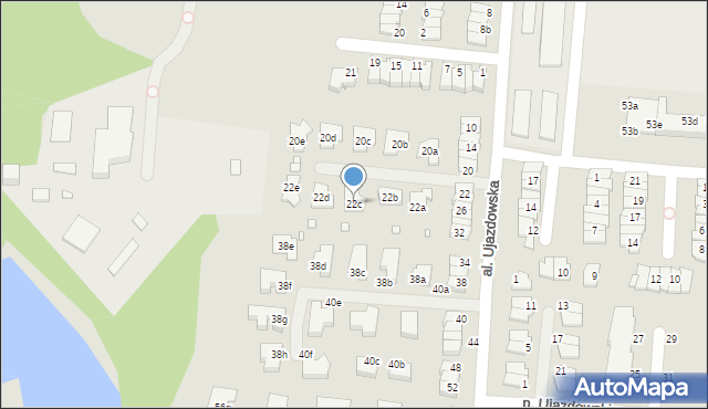 Zgorzelec, Aleja Ujazdowska, 22c, mapa Zgorzelec