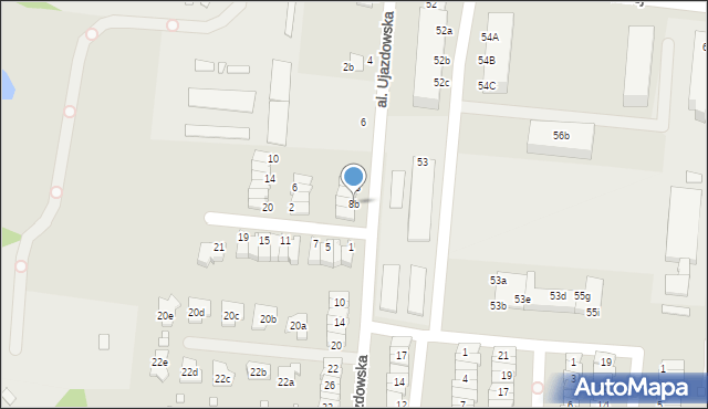 Zgorzelec, Aleja Ujazdowska, 8b, mapa Zgorzelec