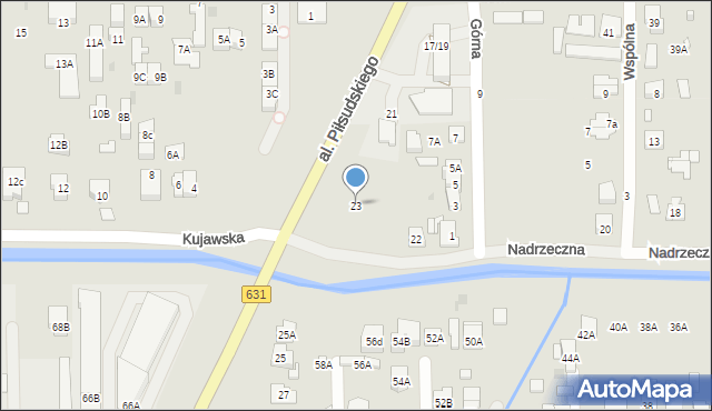 Zielonka, Aleja Piłsudskiego Józefa, marsz., 23, mapa Zielonka