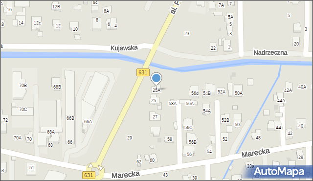 Zielonka, Aleja Piłsudskiego Józefa, marsz., 25A, mapa Zielonka