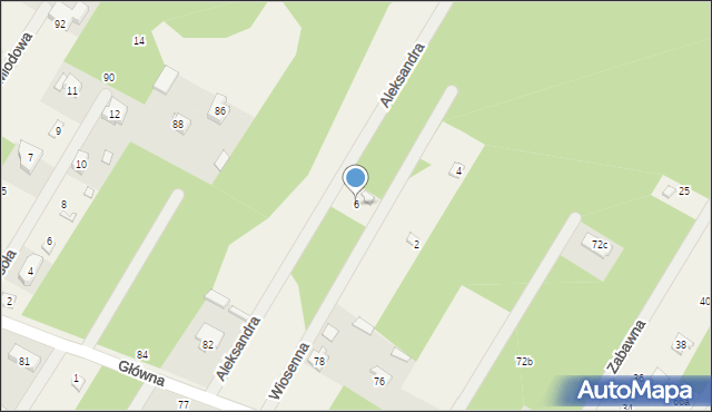 Zofiówka, Aleksandra, 6, mapa Zofiówka