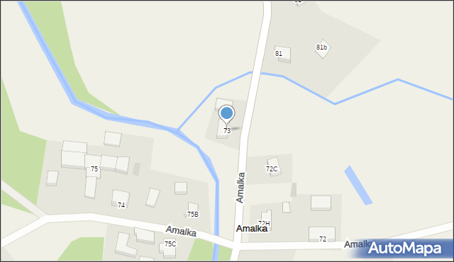 Amalka, Amalka, 73, mapa Amalka