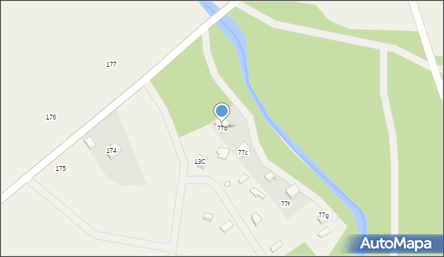 Amalka, Amalka, 77b, mapa Amalka