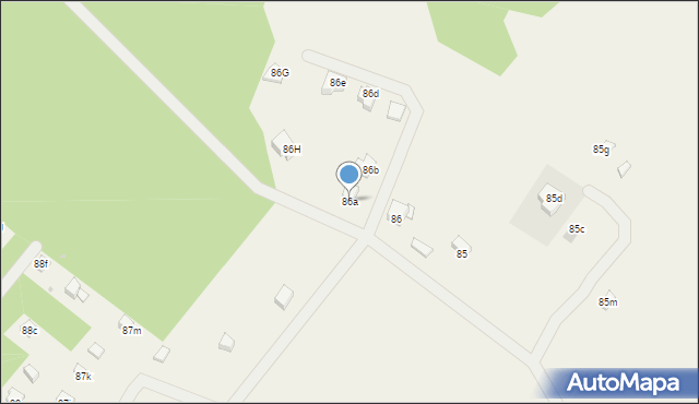 Amalka, Amalka, 86a, mapa Amalka