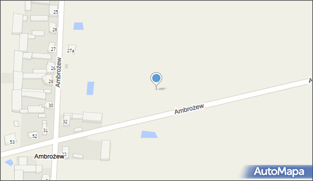 Ambrożew, Ambrożew, 29a, mapa Ambrożew