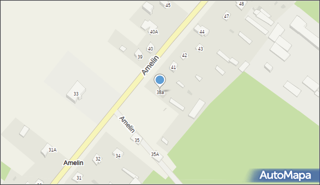 Amelin, Amelin, 38a, mapa Amelin