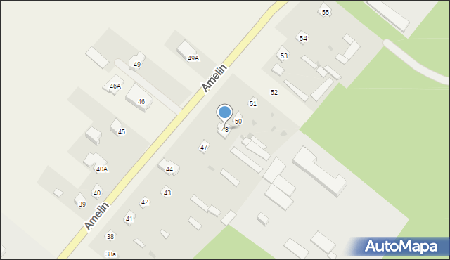 Amelin, Amelin, 48a, mapa Amelin
