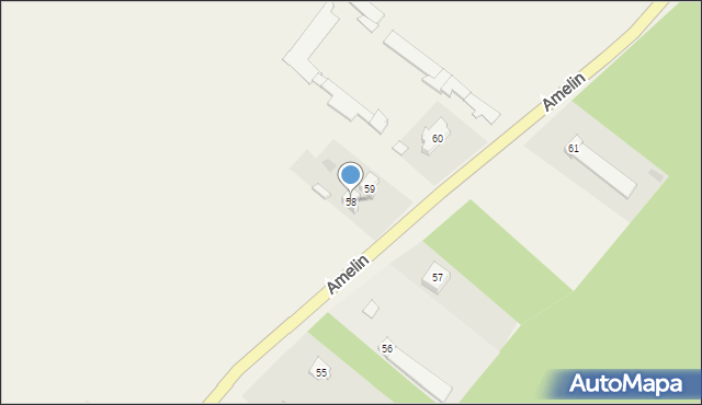 Amelin, Amelin, 58, mapa Amelin