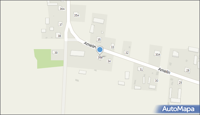 Amelin, Amelin, 34a, mapa Amelin