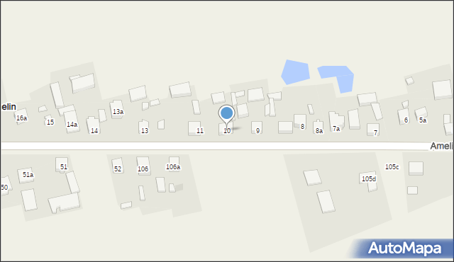 Amelin, Amelin, 10, mapa Amelin
