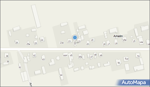 Amelin, Amelin, 22, mapa Amelin