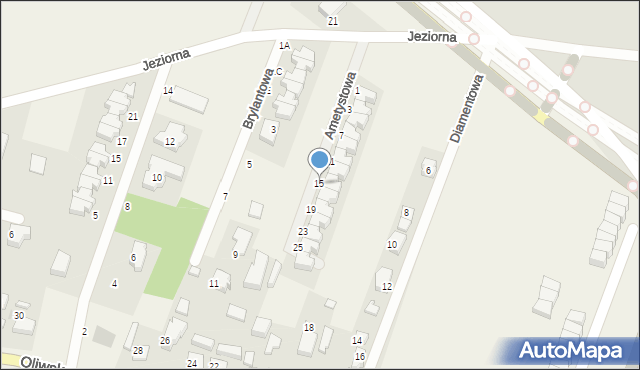 Chwaszczyno, Ametystowa, 15, mapa Chwaszczyno
