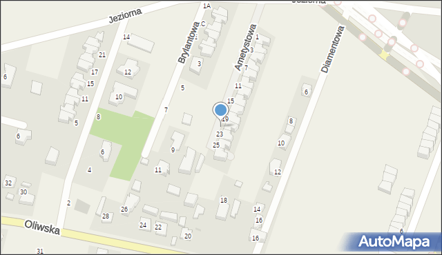 Chwaszczyno, Ametystowa, 21, mapa Chwaszczyno