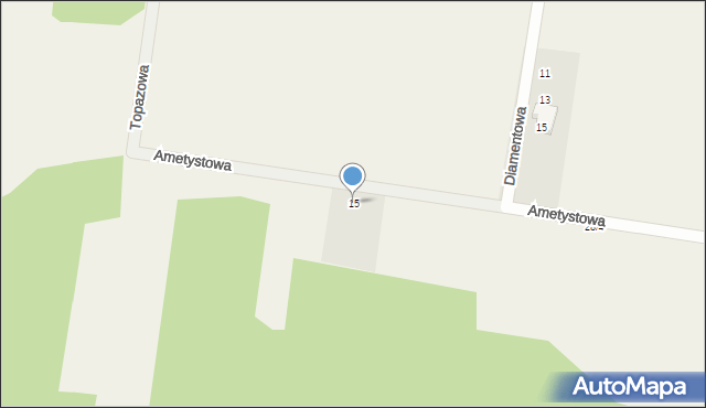 Henrykowo, Ametystowa, 15, mapa Henrykowo
