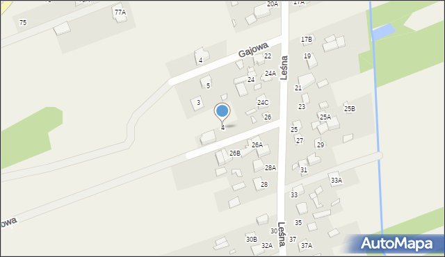 Jazgarzew, Amarantowa, 4, mapa Jazgarzew