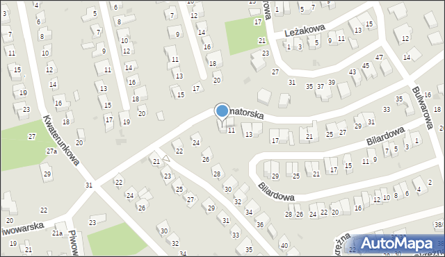 Łódź, Amatorska, 9, mapa Łodzi