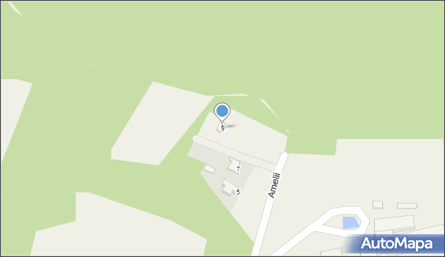 Mąchocice Kapitulne, Amelii, 9, mapa Mąchocice Kapitulne