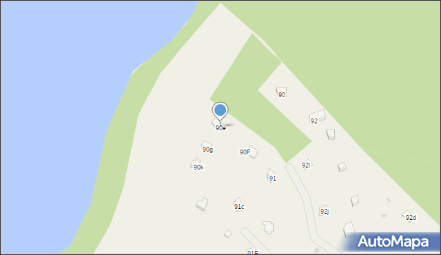 Podjazy, Amalka, 90e, mapa Podjazy