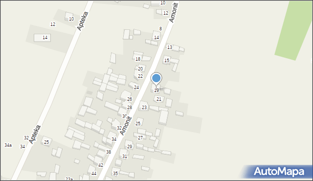 Podlesice, Amonit, 19, mapa Podlesice