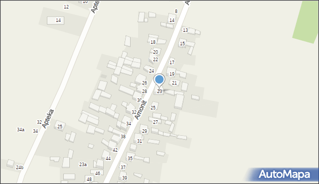 Podlesice, Amonit, 23, mapa Podlesice