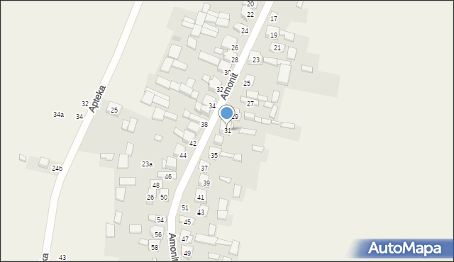 Podlesice, Amonit, 31, mapa Podlesice
