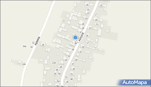 Podlesice, Amonit, 34, mapa Podlesice