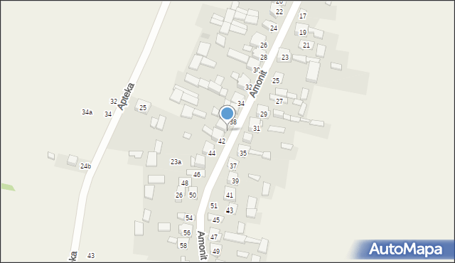 Podlesice, Amonit, 40, mapa Podlesice