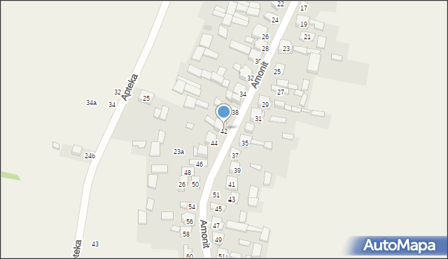 Podlesice, Amonit, 42, mapa Podlesice