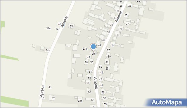 Podlesice, Amonit, 46, mapa Podlesice