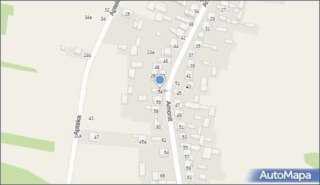 Podlesice, Amonit, 54, mapa Podlesice